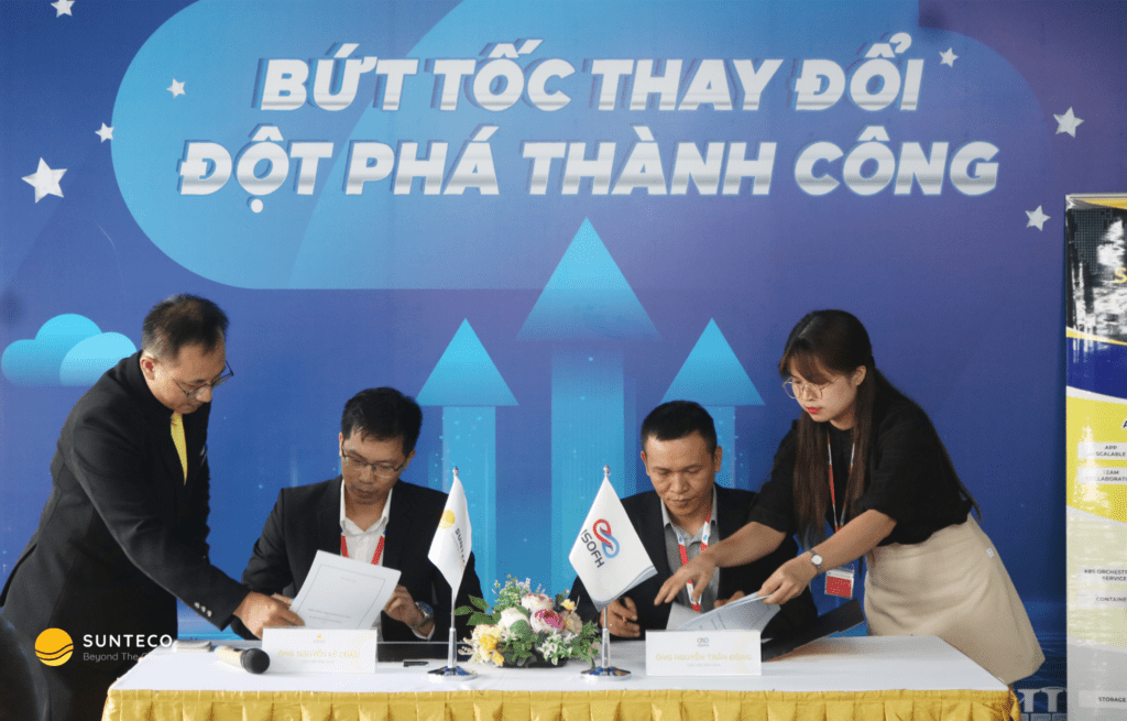 SUNTECO hợp tác với ISOFH Chăm sóc sức khỏe số không còn là thách thức.