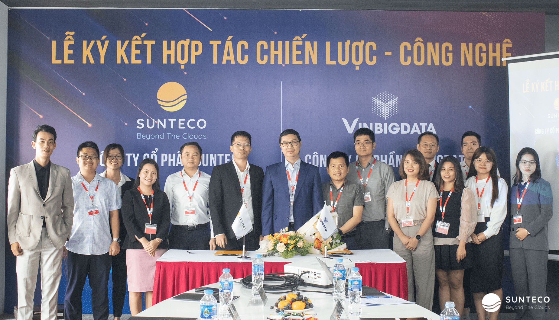 SUNTECO va VINBIGDATA cong bo hop tac chien luoc cong nghe 5