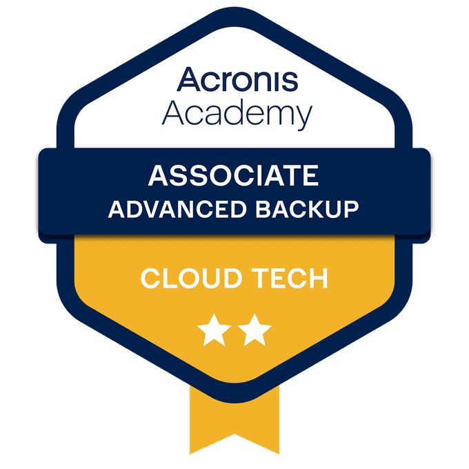 Cloud Tech Associate Advanced Backup