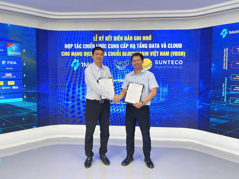 sunteco hop tac cung 1MATRIX 1