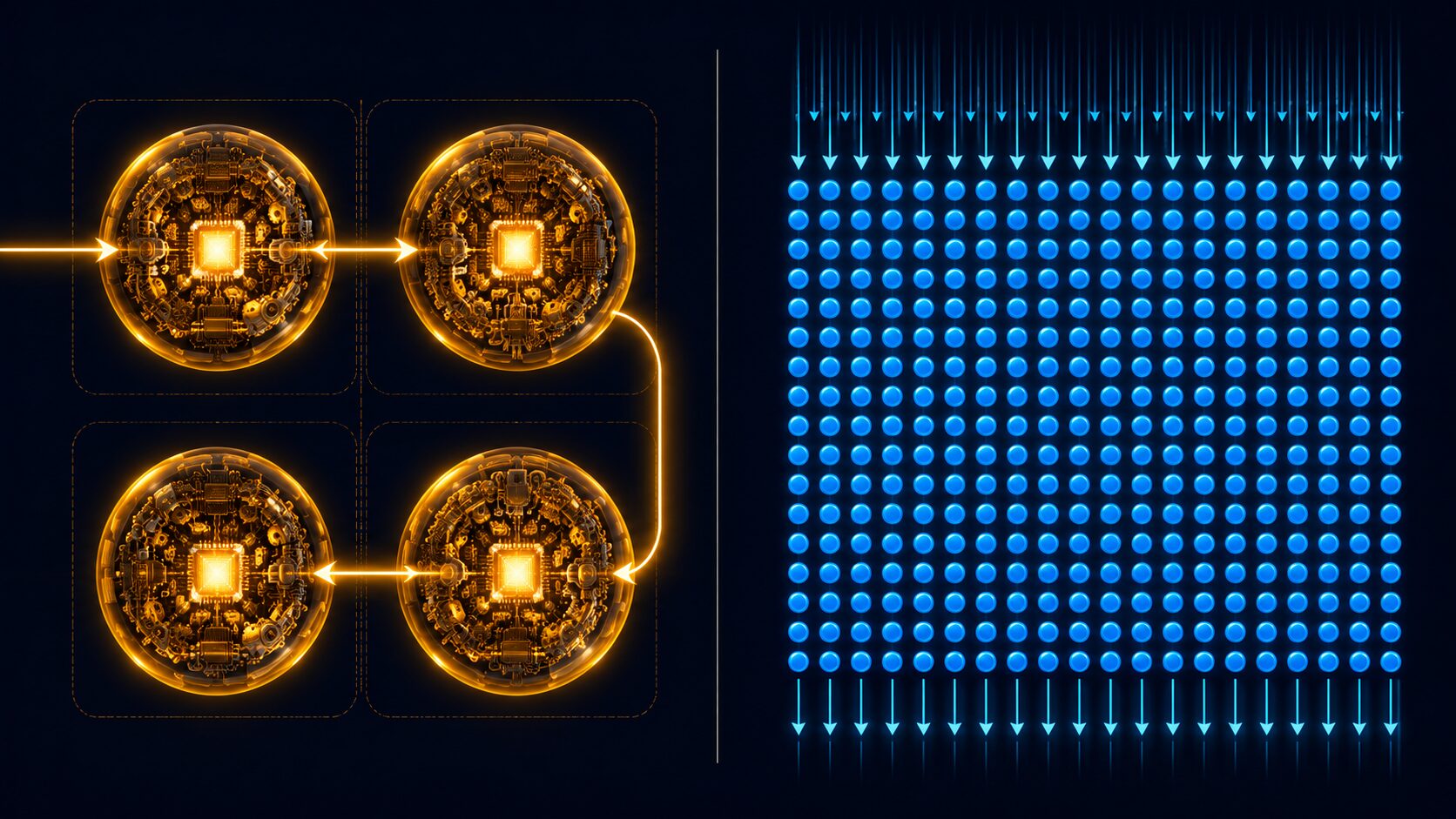 Kiến trúc CPU ít lõi mạnh vs GPU nhiều lõi nhỏ Kiến trúc CPU ít lõi mạnh vs GPU nhiều lõi nhỏ