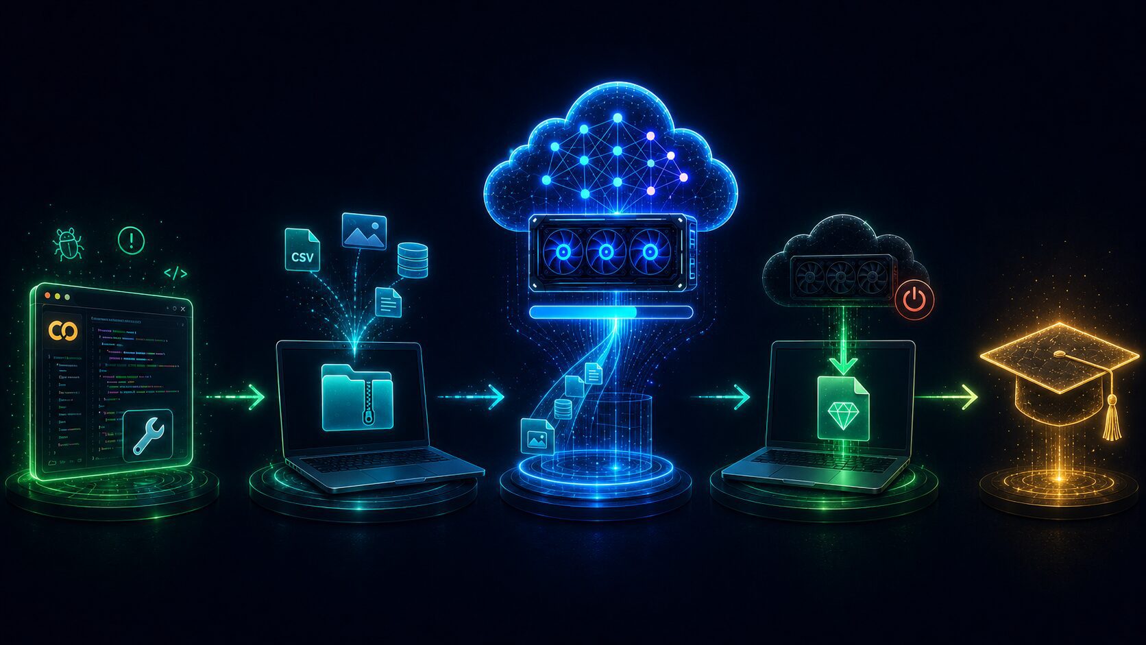 gpu cloud cho sinh vien workflow sunteco