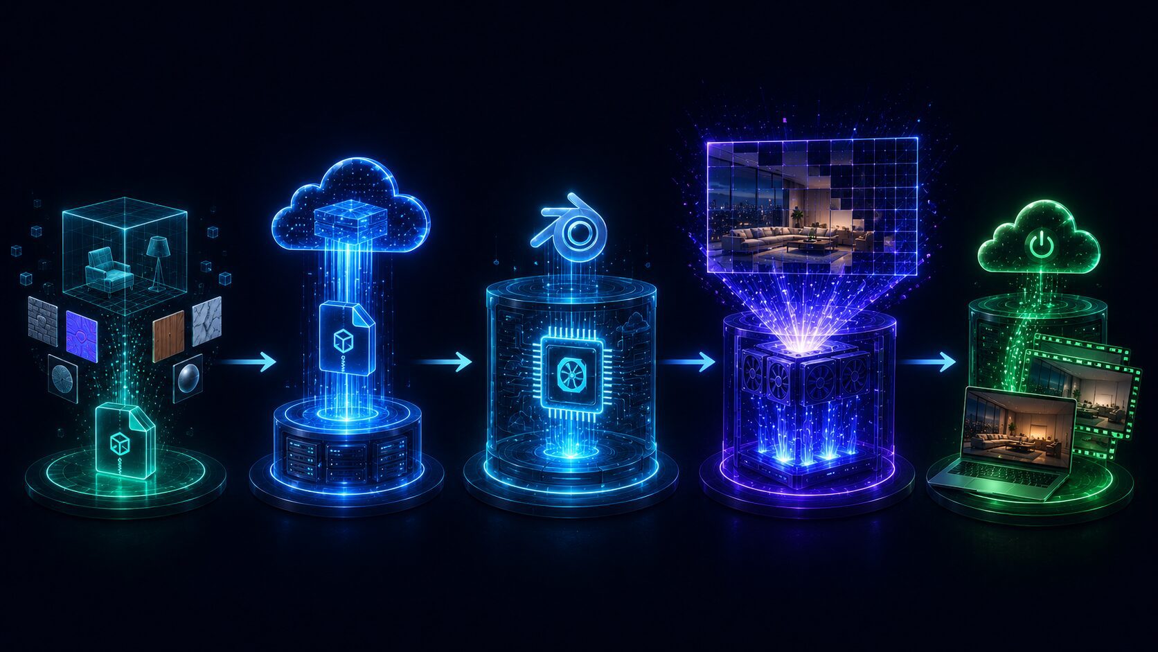 gpu cloud render 3d workflow sunteco gpu cloud render 3d workflow sunteco