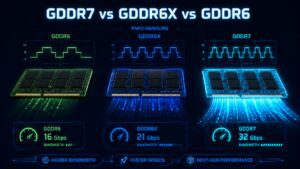 GDDR7 vs GDDR6X vs GDDR6