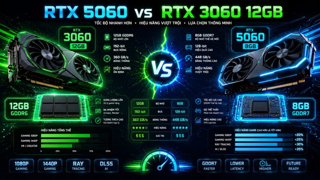RTX 5060 vs RTX 3060 12GB