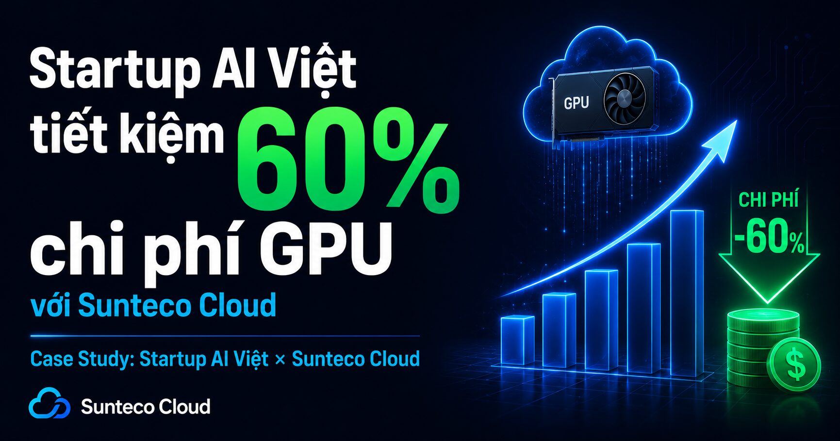 Startup AI Việt tiết kiệm 60% chi phí GPU với Sunteco Cloud
