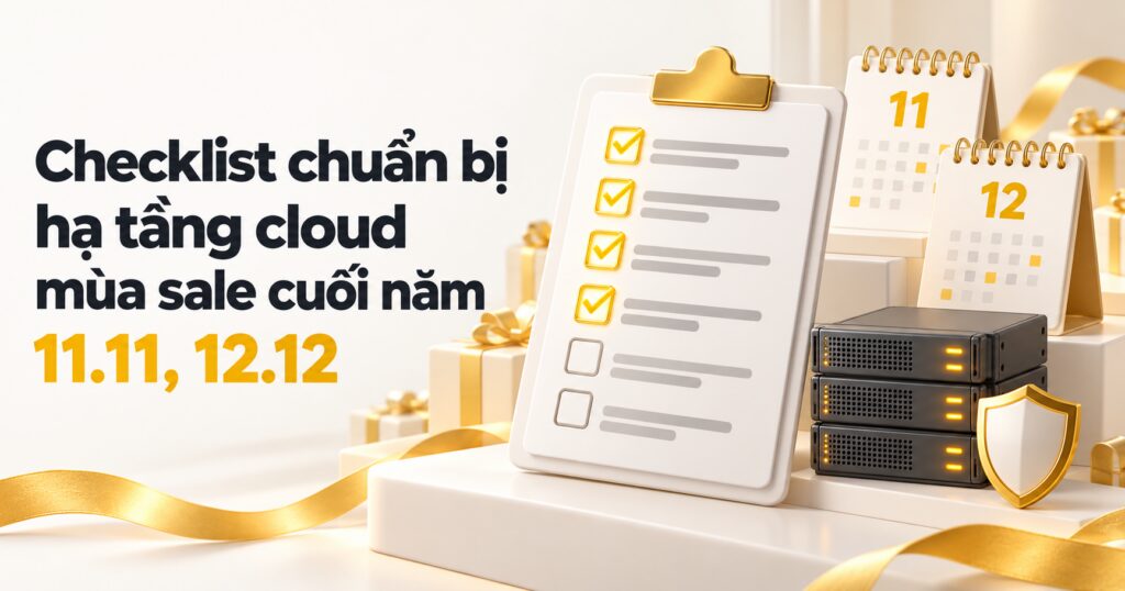 Checklist chuẩn bị hạ tầng cloud mùa sale cuối năm 11.11, 12.12 cho IT Manager thương mại điện tử