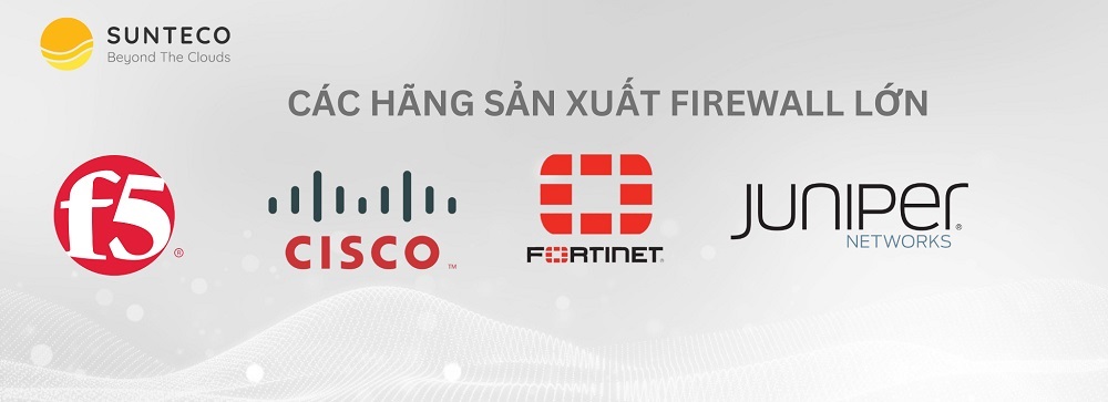 CÁC HÃNG SẢN XUẤT FIREWALL LỚN